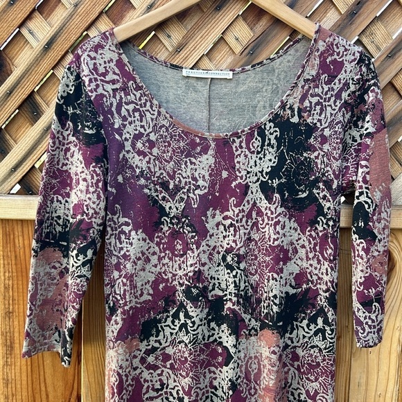 Peruvian Connection Maxi Dress Pima Cotton Blend Floral Bohemian Festival Summer - Picture 3 of 8